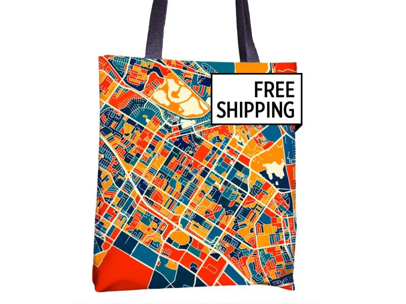 Fremont Karte Stoffbeutel - California Beutel 15 X von iLikeMaps