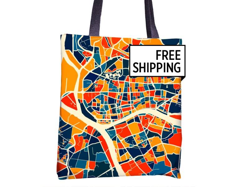 Guangzhou Karte Stoffbeutel - China Beutel 15 X von iLikeMaps