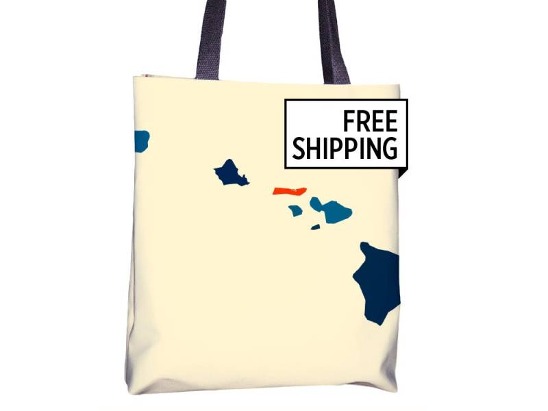 Hawaii Landkarte Stoffbeutel - Hallo Karte Beutel 15 X Hawaii Landkarte Stoffbeutel - Hallo Karte Beutel 15 X von iLikeMaps