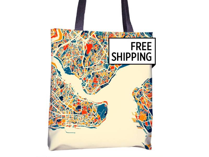 Istanbul Karte-stoffbeutel - Türkei Karte Beutel 15 X Istanbul Karte-stoffbeutel - Türkei Karte Beutel 15 X von iLikeMaps