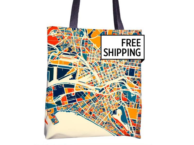 Melbourne Karte Stoffbeutel - Australien Beutel 15 X Melbourne Karte Stoffbeutel - Australien Beutel 15 X von iLikeMaps