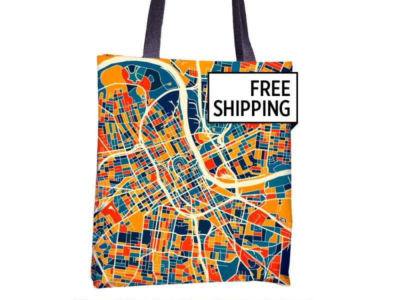 Nashville Karte Stoffbeutel - Tennessee Beutel 15 X Nashville Karte Stoffbeutel - Tennessee Beutel 15 X von iLikeMaps