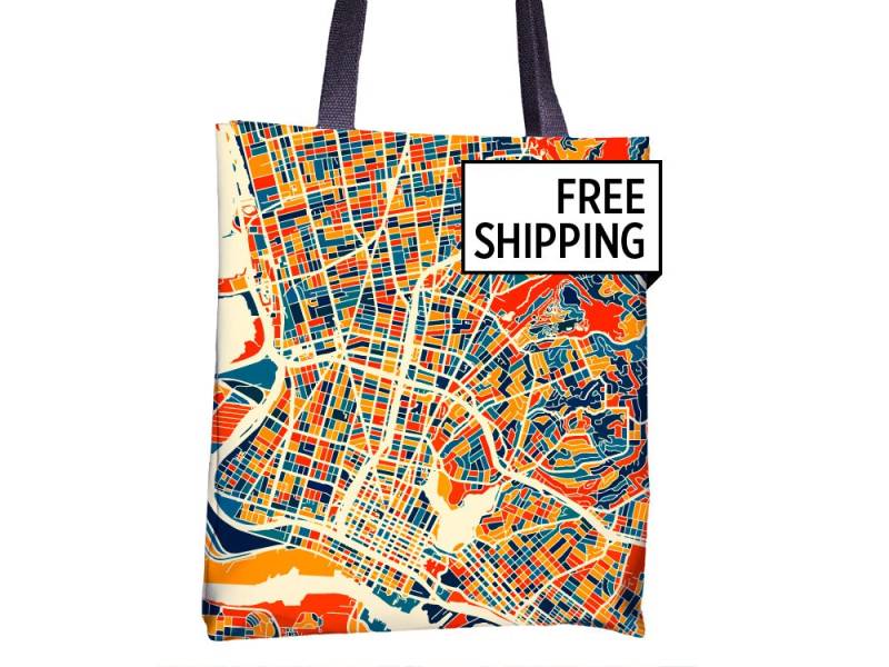 Oakland Karte Stoffbeutel - California Beutel 15 X Oakland Karte Stoffbeutel - California Beutel 15 X von iLikeMaps