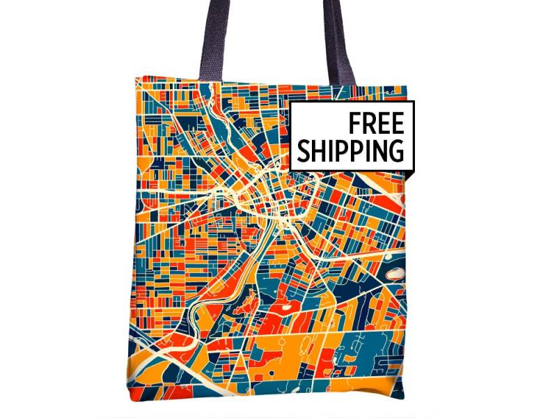 Rochester Karte Stoffbeutel - New York Beutel 15 X Rochester Karte Stoffbeutel - New York Beutel 15 X von iLikeMaps