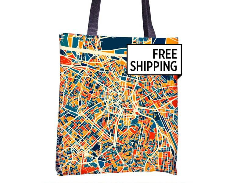 Sao Paulo Karte Stoffbeutel - Brasilien Beutel 15 X von iLikeMaps