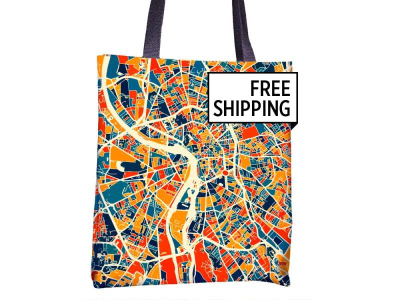 Toulouse Karte Stoffbeutel - Frankreich-Karte-Beutel 15 X Toulouse Karte Stoffbeutel - Frankreich-Karte-Beutel 15 X von iLikeMaps