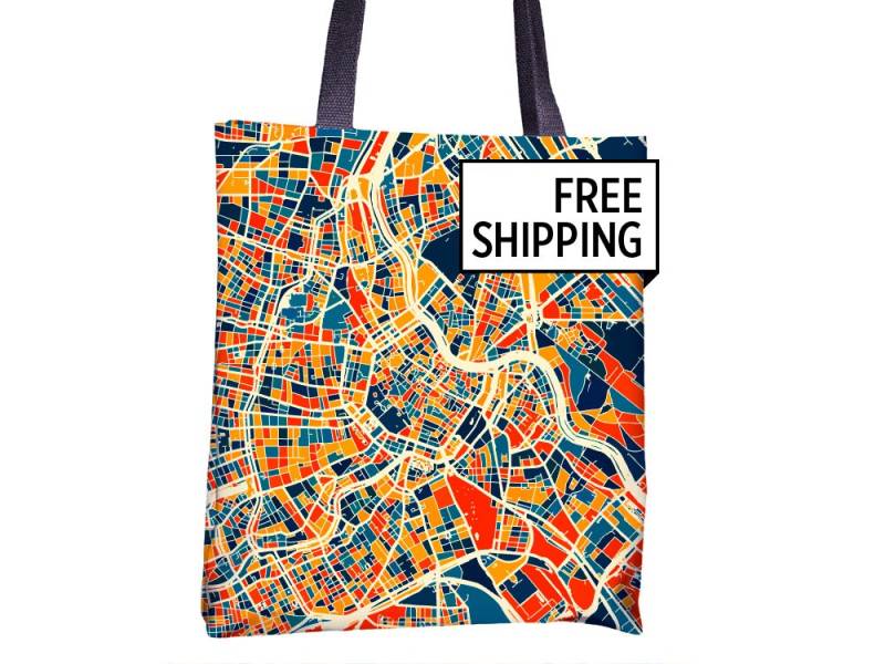 Vienna Karte Stoffbeutel - Österreich Beutel 15 X von iLikeMaps