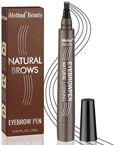 iMethod Augenbrauenstift - Upgrade Augenbrauen TattooPen Augenbrauen Make-up Langlebig Wasserdicht und Wischfest Dunkelgrau von iMethod
