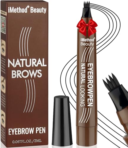 iMethod Microblading Augenbrauenstift - Eyebrow Pencil Upgrade Augenbrauen-Tattoo-Stift, Augenbrauen Makeup, Langlebig, Natural Eyebrows, Black von iMethod