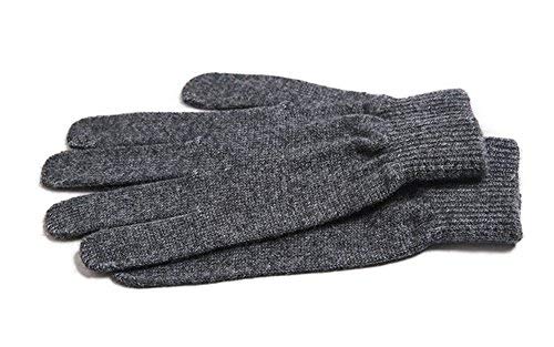 iMongol 100% Pure Cashmere Women Men Full Fingers Signature Gloves Mittens -Warm Wool -FBA… (Dark Grey) von iMongol