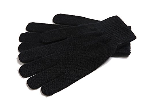 iMongol unverkennbare Handschuhe/Fäustlinge für Damen, 100% reines Kaschmir, warme Wolle schwarz Schwarz iMongol unverkennbare Handschuhe/Fäustlinge für Damen, 100% reines Kaschmir, warme Wolle schwarz Schwarz von iMongol