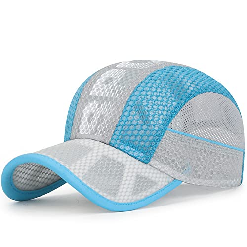 Kinder Baseballkappe Mesh Cap Verstellbarer Kinder Snapback Trucker Cap Atmungsaktiv Anti-UV Schirmmütze Schnelltrocknend Cool Shildkappe Sommer Sonnenkappe für Outdoor Mädchen Jungen 4-10 Jahre alt von iNelihoo