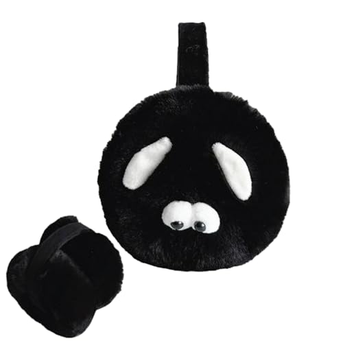 Kinder Winter Ohrenschützer Faltbare Flauschig Kunstfell Ohrenwärmer Niedliche Welpenmotiv Ohrschützer Winddicht Warm Plüsch Earbands Ohren Abdeckung Kälteschutz Warme Earmuffs für Outdoor von iNelihoo