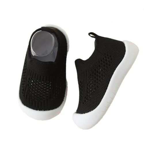 iNelihoo Hausschuhe Kinder Atmungsaktive Pantoffeln aus Masche Junge Mädchen Pantoffeln Anti-Rutsch Sohle Kleinkinder Schuhe Lauflernschuhe Barfuß Kindergarten Sportschuhe Süße Erste Wanderschuhe von iNelihoo