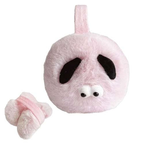 iNelihoo Kinder Ohrenschützer Winter Ohrenschützer Mädchen Jungen Ohrenschützer mit Tier Muster Plüsch Ohrenschützer weicher Samt Ohrenschützer Winddicht Warm Ohren Abdeckung Kälteschutz Ohrenwärmer von iNelihoo