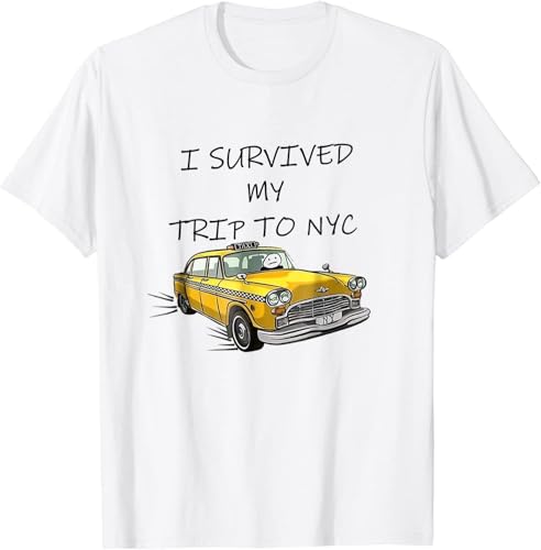 iNexTech I Survived My Trip to NYC T-Shirt, weiß, 5XL von iNexTech