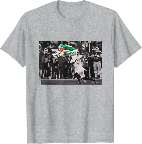 Fly Saquon Fly Eagles Barkley The Reverse Hurdle 2024 T-Shirt, grau, XL von iNexTone