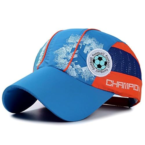 Sommer Mesh Baseball Cap Jungen Mädchen Baseballmütze für Kinder 3-8 Jahre Sonnenhut Schnell Trocknend Hut Verstellbar Sonnen Kappen Snapback Cap Outdoor Reisen Baseballkappe für Sport Tennis Fußball von iNszkoos