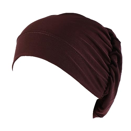 Tennis Griffband Neon Chemo-Hüte, Stirnband, muslimischer Turban-Schal, weicher, lässiger Haarbezug Schweißbänder Stirn Herren (G, One Size) von iOoppek