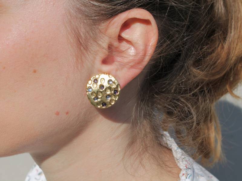 Dolce Vita - Mondkrater Ohrringe von iPomeeVintage