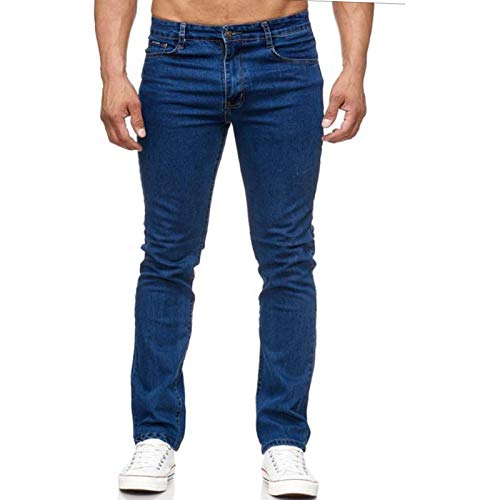 iProfash Herren Jeans Hose Regular Fit Dunkelblau Gerades Bein Stonewashed 806-BLAU (50) W36-L32 von iProfash