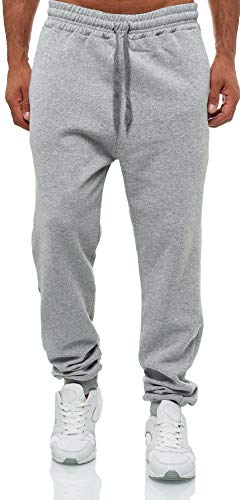 iProfash Herren Sporthose Jogger Jogginghose Sweatpants Trainingshose GRAU/GRAU L von iProfash