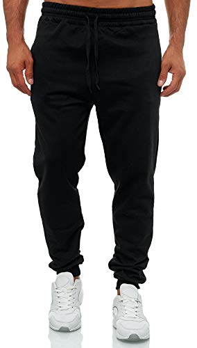 iProfash Herren Sporthose Jogger Jogginghose Sweatpants Trainingshose SCHWARZ/SCHWARZ XL von iProfash