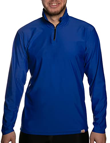 UV Aqua Zip Up Shirt Herren Blau M von iQ-UV