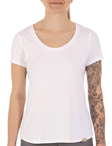 UV Free Shirt, Rundhals Damen (L, Weiß) von iQ-UV
