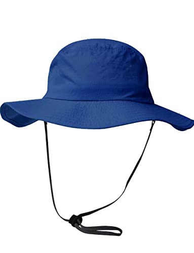 UV Schutz Sonnenhut Safari recycelt UPF 50+ (Blau) von iQ-UV