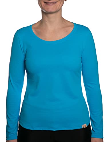 UV Wave Shirt Damen Langarm Türkis XXL von iQ-UV