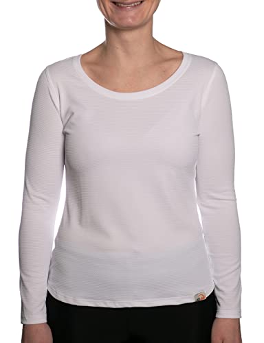 UV Wave Shirt Damen Langarm Weiß XL von iQ-UV