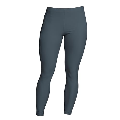 iQ-UV Schutz Leggings Damen Grau XXL – Sport Leggings für Damen aus recyceltem Material mit UPF 50+ – Ideal als Yoga Hose, Gym Hose oder Sporthose – Perfekt für Fitness & Freizeit von iQ-UV