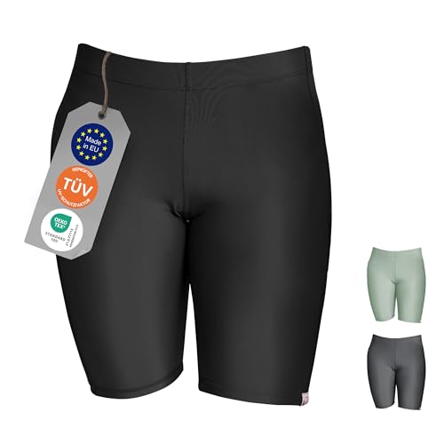 iQ-UV Badehose für Damen Schwarz XXL – Bequeme Bikinihose für Damen mit LSF 300 UV Schutz – Leichte Bikini Hose besonders atmungsaktiv & hochelastisch – Bikini Unterteil von iQ-UV