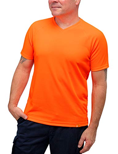 iQ-UV Herren UV Shirt Outdoor Orange 3XL von iQ-UV