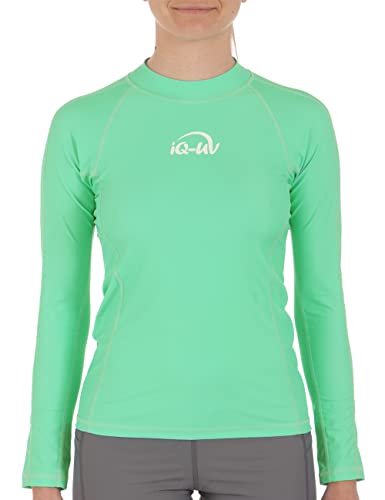 iQ-UV Shirt Damen Langarm Slim Fit Grün 3XL (48) von iQ-UV