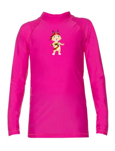 iQ-UV Shirt für Kinder Langarm Eva 92/98 Pink – UV-Schutz Badeshirt für Jungen & Mädchen mit UPF 50+ TÜV geprüft – UV Schutzkleidung für Kinder aus recyceltem Material – Schwimmshirt von iQ-UV