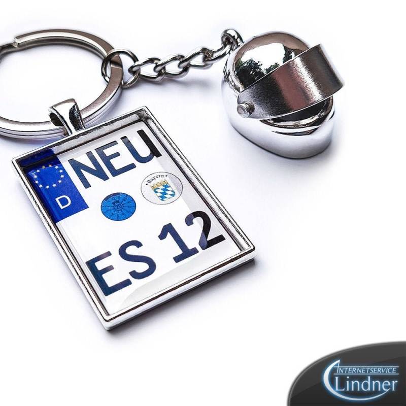 Schlüsselanhänger Motorrad Kennzeichen Nummernschild Motorradkennzeichen Helm Anhänger Geschenk Roller Motorradhelm Personalisiert Biker Schlüsselanhänger Motorrad Kennzeichen Nummernschild Motorradkennzeichen Helm Anhänger Geschenk Roller Motorradhelm Personalisiert Biker von iServiceLindner