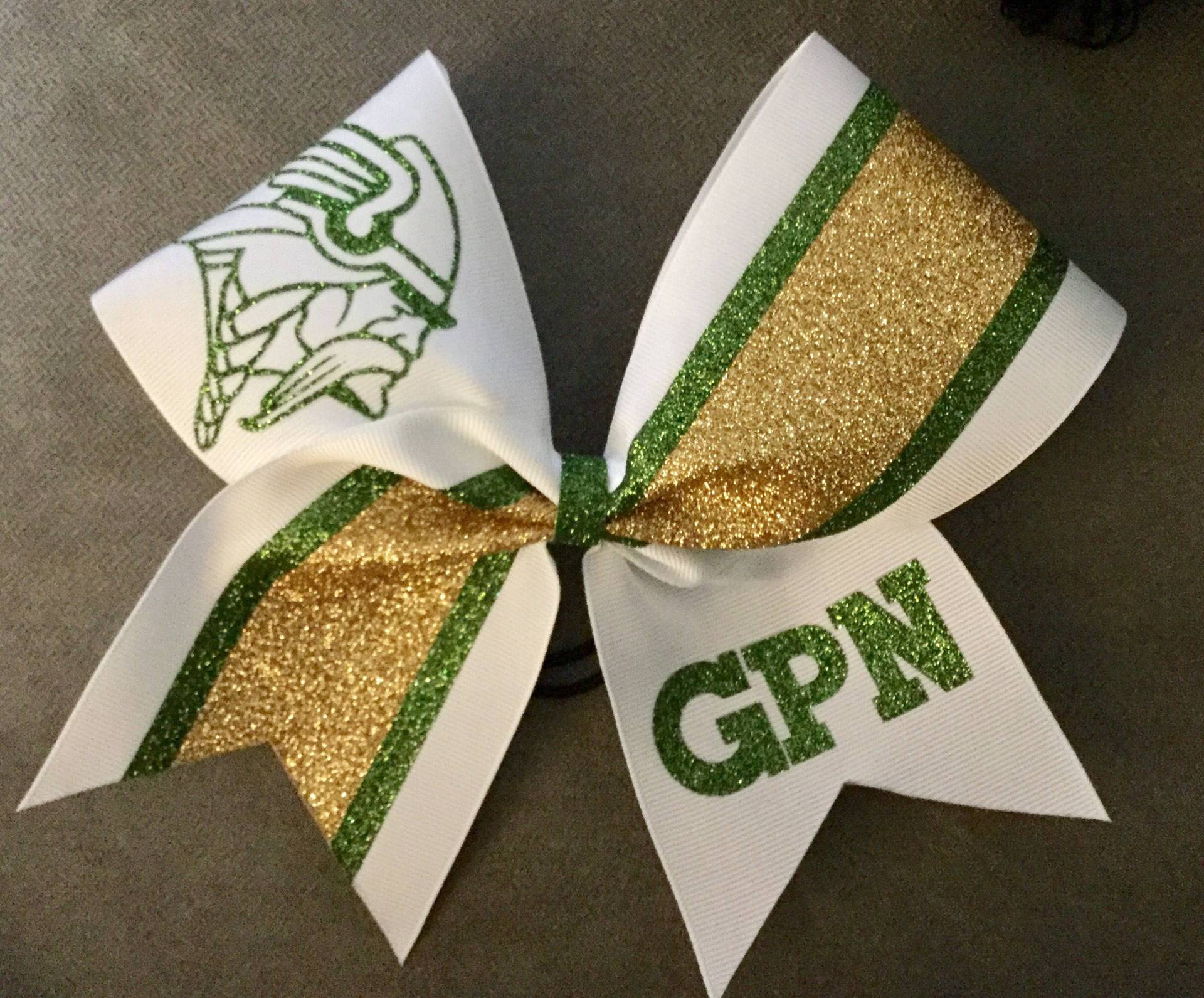 Cheer Double Glitter Maskottchen Und Logo Schleife Cheer Double Glitter Maskottchen Und Logo Schleife von iSparkleBows