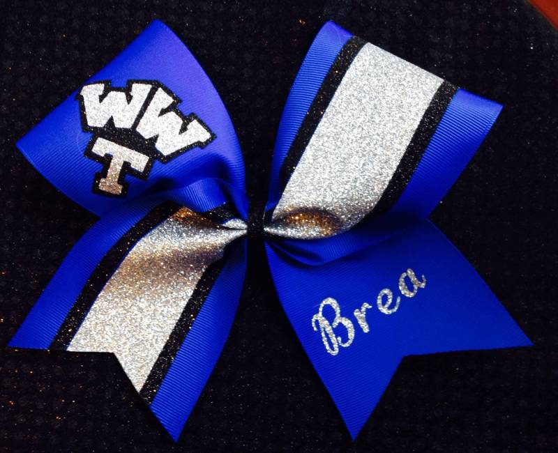 Cheer Mascot Mit Zwei Glitzerfarben Cheer Mascot Mit Zwei Glitzerfarben von iSparkleBows