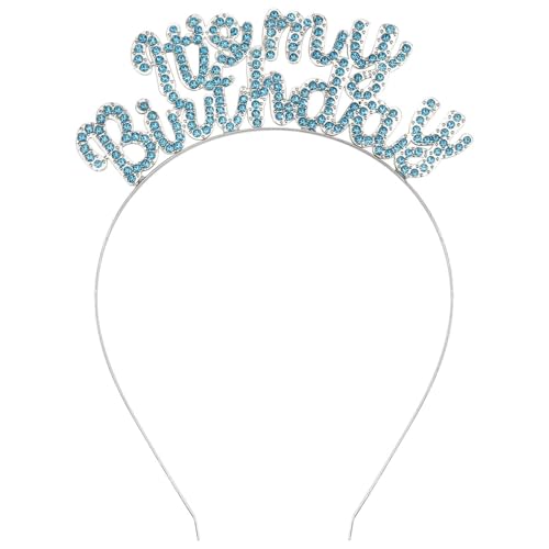 Geburtstagsfeier Stirnband Es mein Geburtstags-Set Party-Zubehör Legierung Diamant-Akzenten Schultergurt-Stil von iSpchen