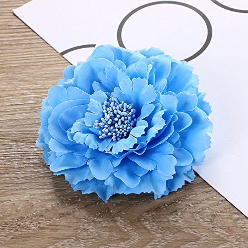 iSpchen Blumen Haarspangen Multicolor Chiffon Blumen Blütenblatt Haar Clip Kopfschmuck Flowers Haarclip Hairclip Haarschmuck Haarklammer Barrettes Zubehör für Party Hochzeit,Seeblau iSpchen Blumen Haarspangen Multicolor Chiffon Blumen Blütenblatt Haar Clip Kopfschmuck Flowers Haarclip Hairclip Haarschmuck Haarklammer Barrettes Zubehör für Party Hochzeit,Seeblau von iSpchen