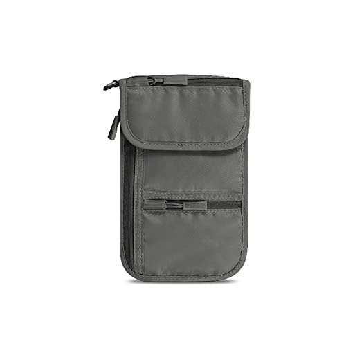 iSpchen Brustbeutel Reisepass Tasche Handy Umhängetasche Herren Klein Handytasche zum Umhängen Tragbare Reisepasstasche Flugticket Reisepass Tasche Crossbody Reise Brieftasche Nylon Kartentasche von iSpchen