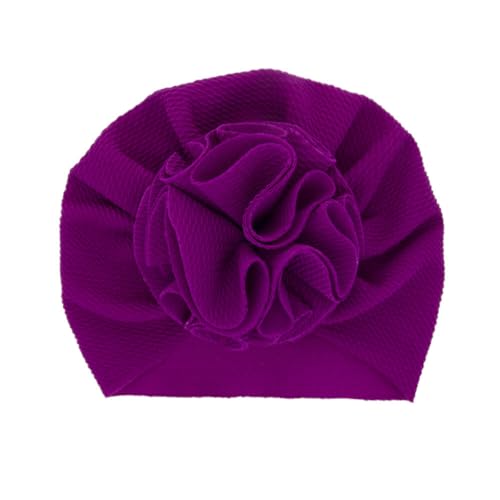 iSpchen Neugeborenes Mütze Babymütze Stretch Kopfbedeckung Beanie Hut Unisex Kleinkind Turban Baby Newborn Herbst Mütze für Mädchen Jungen Säuglings Kinder Erstlingsmütze Lila von iSpchen