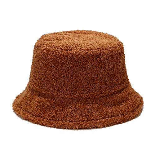 iSpchen Winter Casual Hut Bucket Hat Schlapphut Warmer Fischerhut Eimerhut Plüsch Mütze für Mädchen von iSpchen