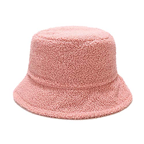 iSpchen Winter Casual Hut Bucket Hat Schlapphut Warmer Fischerhut Eimerhut Plüsch Mütze für Mädchen von iSpchen