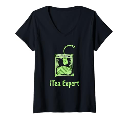 Damen iTea Expert Informatiker IT Nerd Programmierer Geschenkidee T-Shirt mit V-Ausschnitt Damen iTea Expert Informatiker IT Nerd Programmierer Geschenkidee T-Shirt mit V-Ausschnitt von iTea IT Expert Nerd Informatiker Humor
