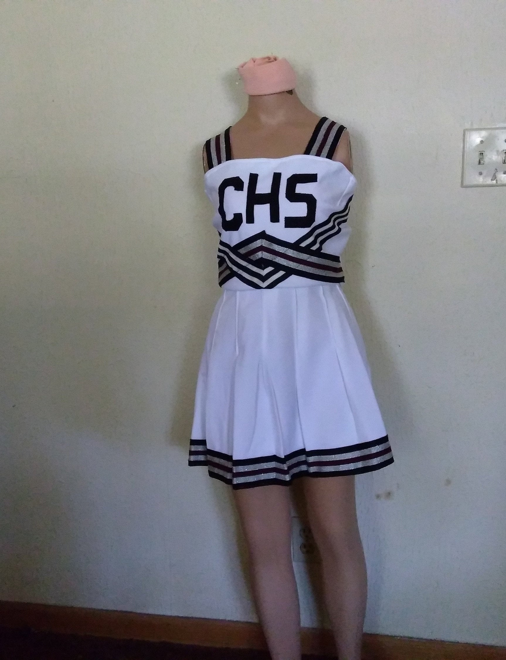 Chs Tigers Adler Bär Weiß Halfter Cheerleader Uniform Halloween Kostüm Fußball Spiel Cosplay von iTreasureMine