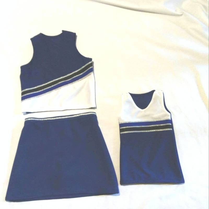 Set Mama Kind Tiger Bär Adler Cheerleader Uniform Fußballspiel Halloweenkostüm von iTreasureMine