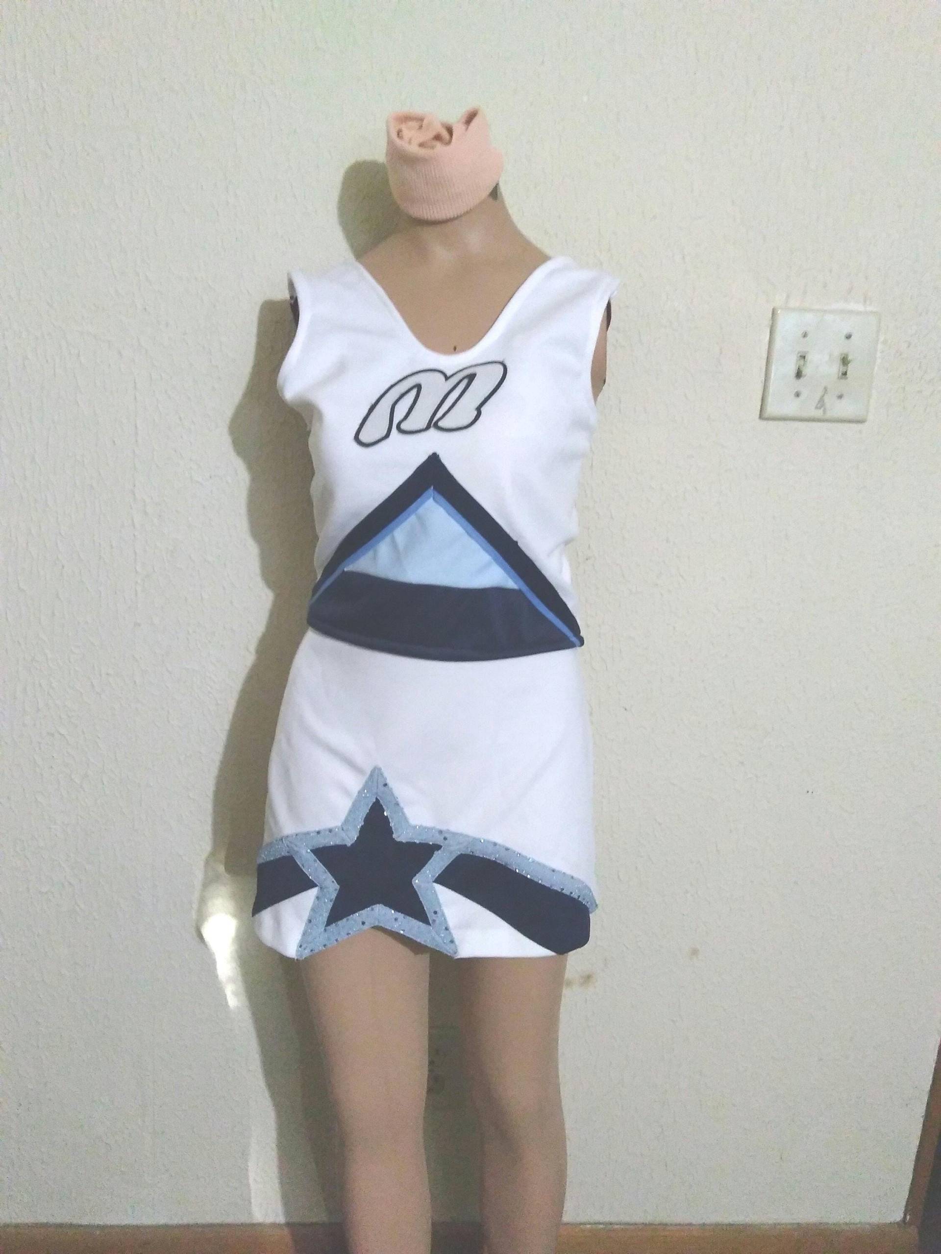 Tiger Adler Anfang Anfertigen Weiß Cheerleader Uniform Fußball-Halloween-Kostüm von iTreasureMine